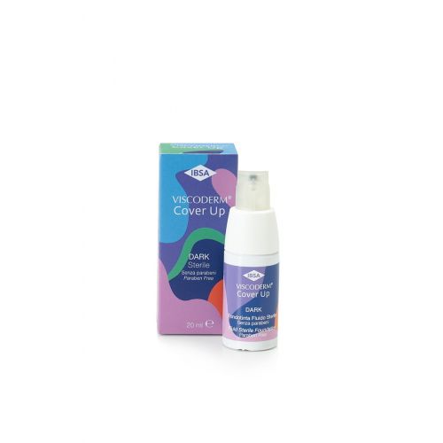 Fondotinta IBSA con ingredienti naturali, Viscoderm Cover Up Dark, per pelli sensibili