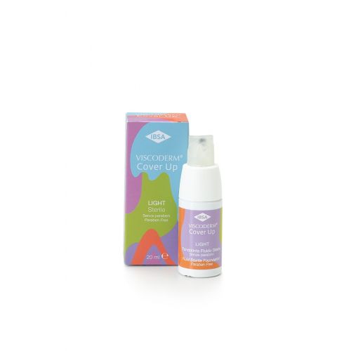 Fondotinta IBSA con ingredienti naturali, Viscoderm Cover Up Light, per pelli sensibili